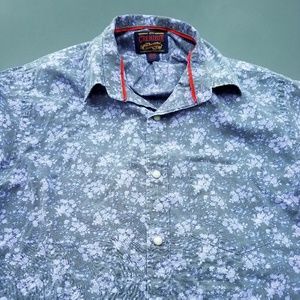 Cremeiux pasily blue rock star shirt
